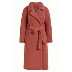 KING LOUIE - EDITH COAT MURPHY - DAMEN WINTER MANTEL - VELVET PINK