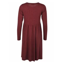 DANEFAE - DANESKANDERBORG DRESS - DAMEN LANGARM KLEID - DARK BORDEAUX -Schicke Mode Verkauf 11925 3326 1 1280x1280