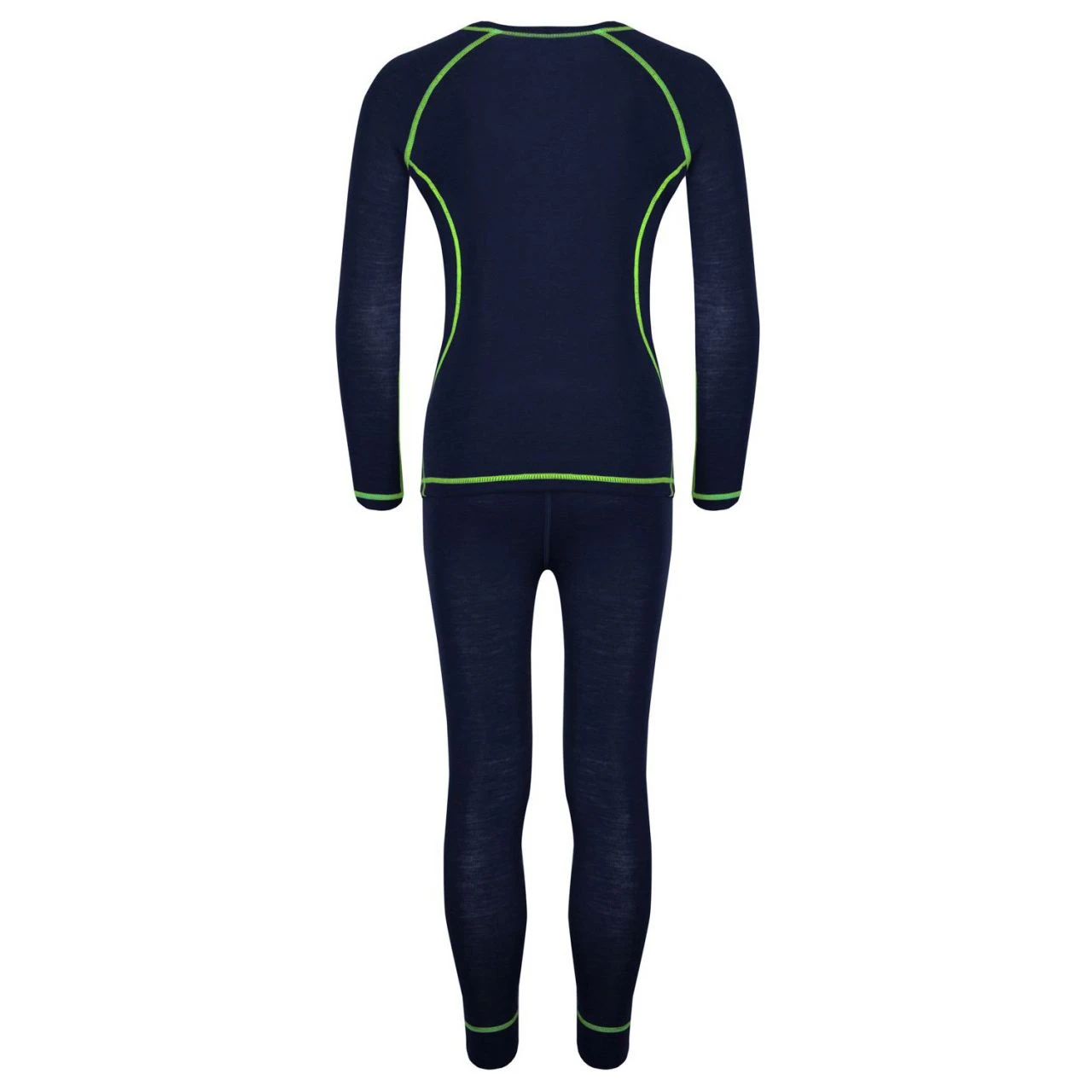 TROLLKIDS TROLLKLIDS - KIDS MERINO BASELAYER SET - MERINO-UNTERWÄSCHE-SET - NAVY/VIPER GREEN 2 TROLLKIDS TROLLKLIDS - KIDS MERINO BASELAYER SET - MERINO-UNTERWÄSCHE-SET - NAVY/VIPER GREEN - Image 2