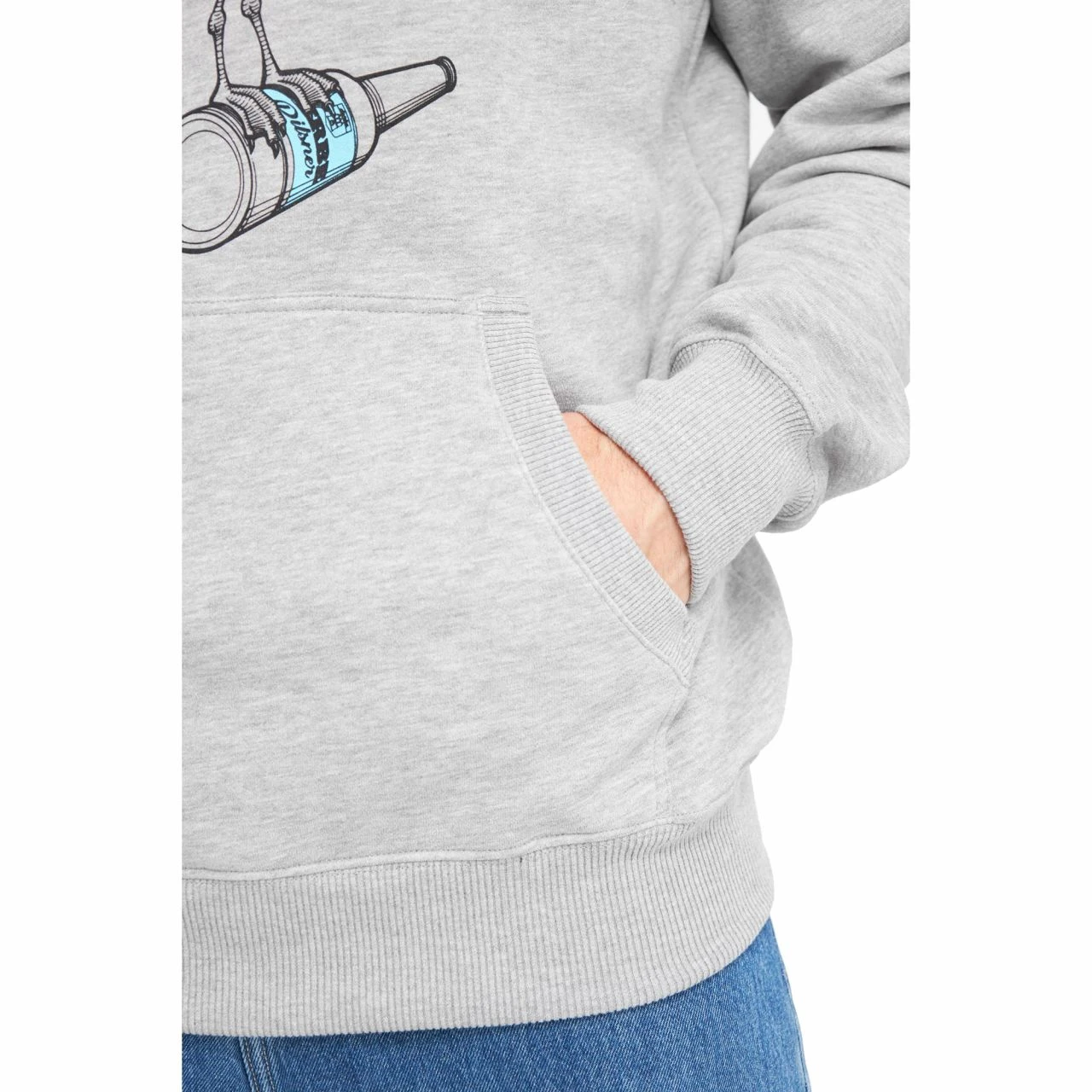 DERBE - STURMMÖWE MONO - HERREN HOODIE - GREY MELANGE 3 DERBE - STURMMÖWE MONO - HERREN HOODIE - GREY MELANGE - Image 3
