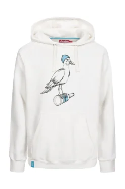 DERBE - STURMMÖWE MONO - HERREN HOODIE - OFF WHITE