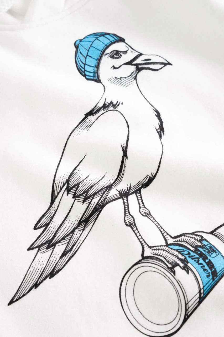 DERBE - STURMMÖWE MONO - HERREN HOODIE - OFF WHITE 3 DERBE - STURMMÖWE MONO - HERREN HOODIE - OFF WHITE - Image 3