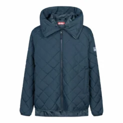 DERBE- QUILTBY SHORT - DAMEN JACKE - NAVY