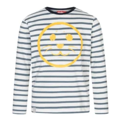 DERBE- ROBSMILE STRIPED - KINDER LANGARMSHIRT - ORION BLUE