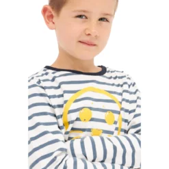 DERBE- ROBSMILE STRIPED - KINDER LANGARMSHIRT - ORION BLUE -Schicke Mode Verkauf 14405 4 1280x1280
