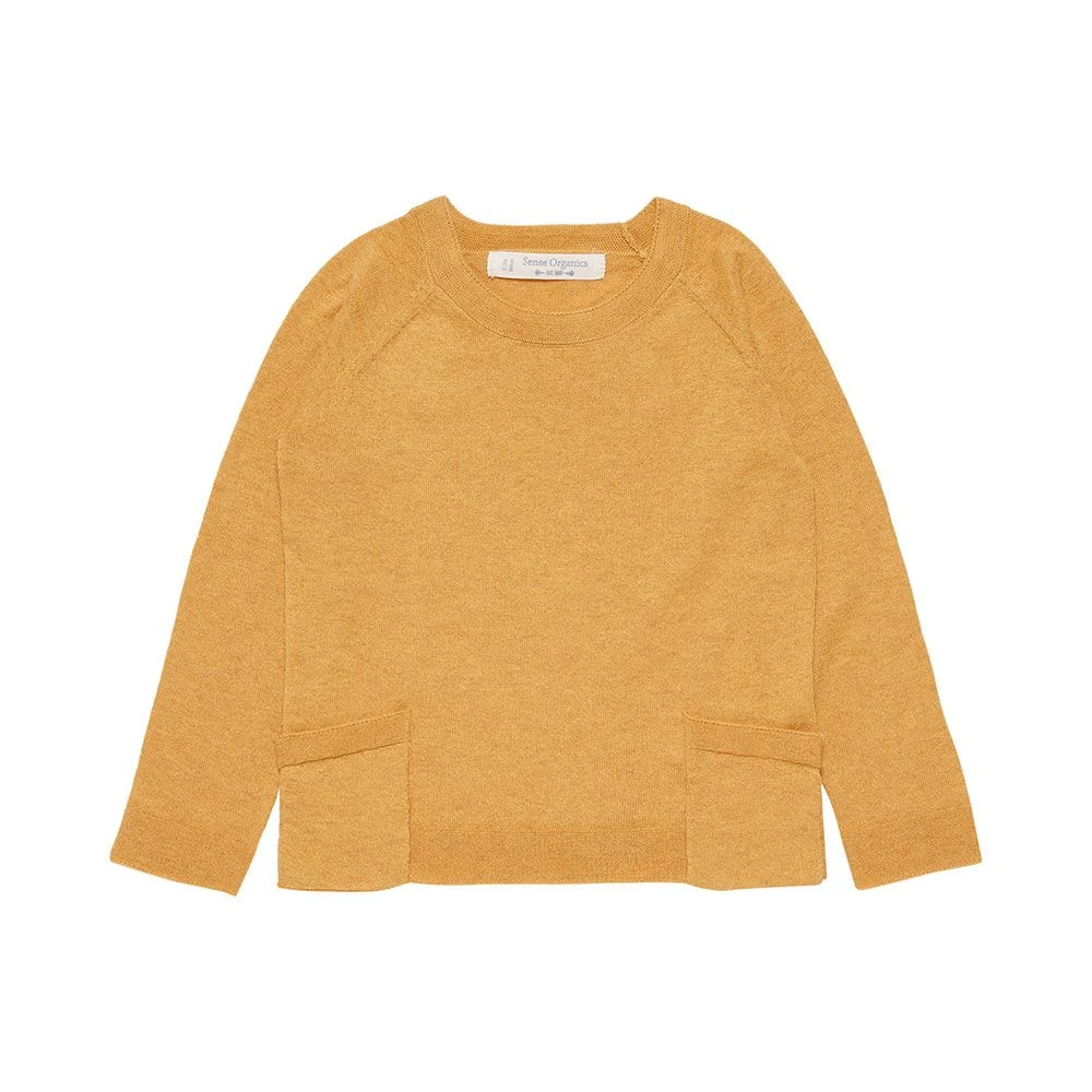 SENSE ORGANICS - PER - STRICK PULLOVER - YELLOW 1 SENSE ORGANICS - PER - STRICK PULLOVER - YELLOW