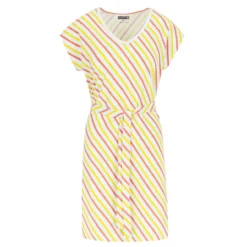 LILY BALOU - BIANCA V-NECK DRESS - DAMEN KLEID - SORBET