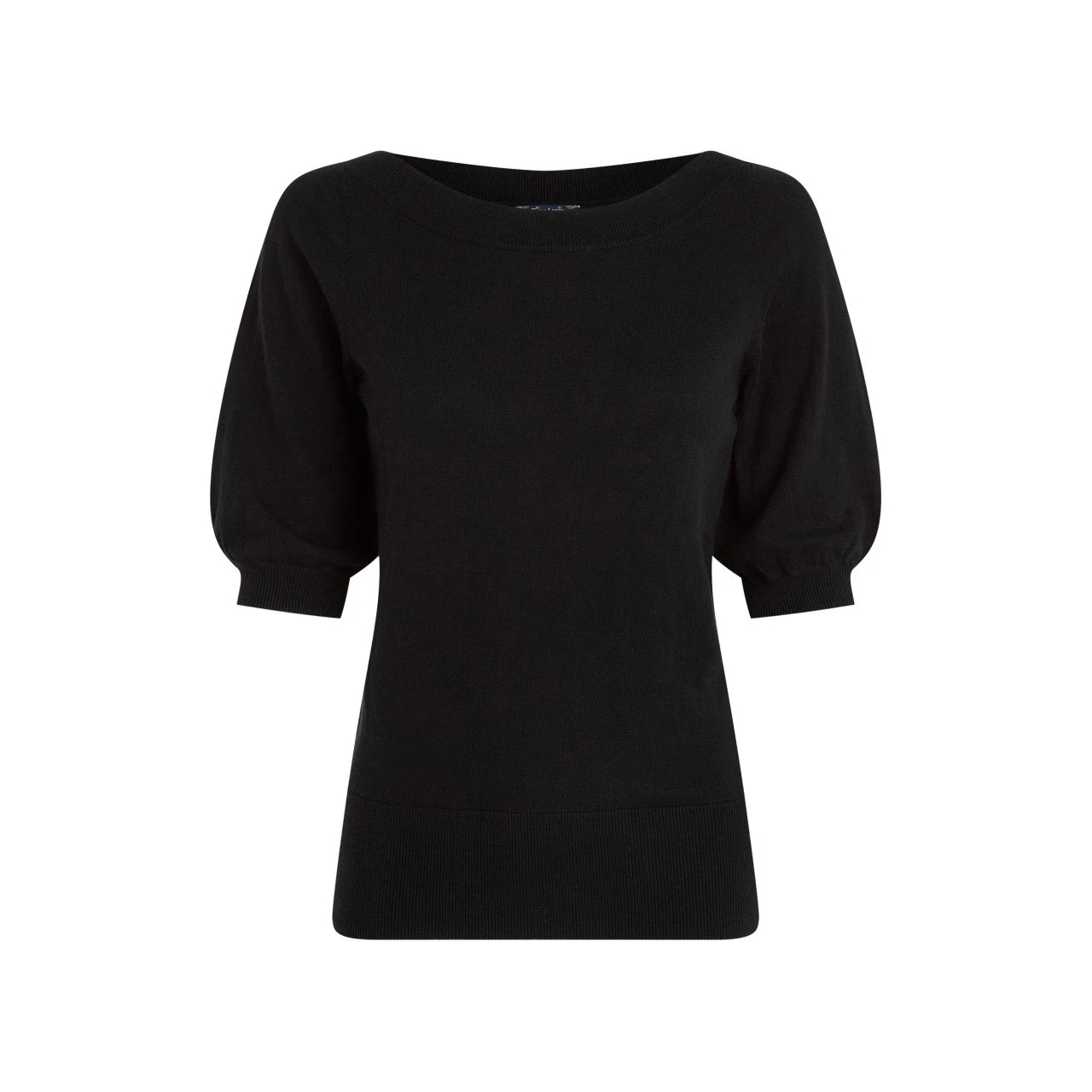 KING LOUIE - IVY TOP COCOON - DAMEN KURZARM PULLOVER - BLACK 1 KING LOUIE - IVY TOP COCOON - DAMEN KURZARM PULLOVER - BLACK