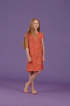 SENSE ORGANICS - NEELA DRESS - KURZARM KLEID - AOP DOTS RUSTY RED 8 SENSE ORGANICS - NEELA DRESS - KURZARM KLEID - AOP DOTS RUSTY RED -Schicke Mode Verkauf 2311408 1 NEELA aop dots rusty red 3 1280x1280