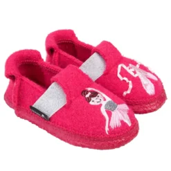 NANGA - BALLET - KINDER HAUSSCHUH AUS SCHURWOLLE - FUCHSIA -Schicke Mode Verkauf 25 0476 28 1 1280x1280
