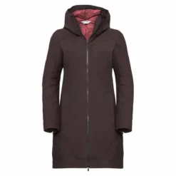 VAUDE - ANNECY 3IN1 COAT III - DAMEN ZIP IN WINTERMANTEL - PECAN BROWN