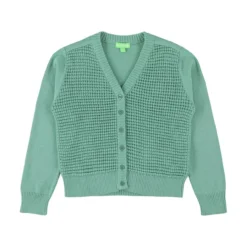 LILY BALOU - NETTE CARDIGAN - STRICKJACKE - BERYL GREEN