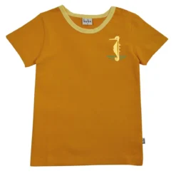 BABA KIDSWEAR - SEAHORSE T-SHIRT - KURZARM T- SHIRT - GOLDEN YELLOW