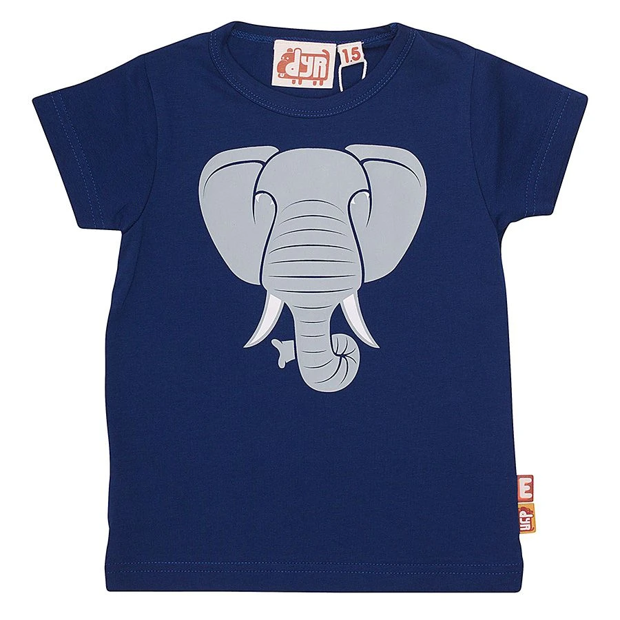 DYR - DYRCUB BABY T - ZWERGEN KURZARMSHIRT - DARK INDIGO ELEFANT 1 DYR - DYRCUB BABY T - ZWERGEN KURZARMSHIRT - DARK INDIGO ELEFANT