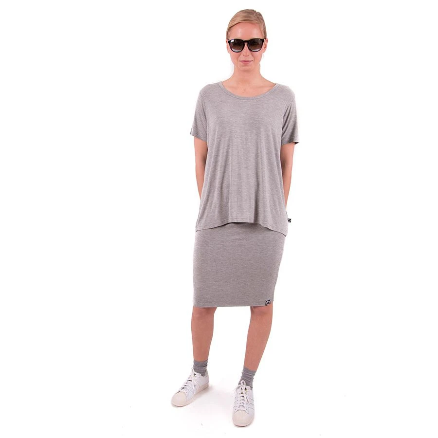 DANEFAE - DANEBETSY SKIRT - DAMEN JERSEY ROCK 2 DANEFAE - DANEBETSY SKIRT - DAMEN JERSEY ROCK - Image 2