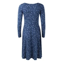 DANEFAE - ORGANIC - DANESIGRID DRESS - DAMEN BIO LANGARM KLEID - MARINE/COLD BLUE FLEURIE 9 DANEFAE - ORGANIC - DANESIGRID DRESS - DAMEN BIO LANGARM KLEID - MARINE/COLD BLUE FLEURIE -Schicke Mode Verkauf 70170 3620 1 1280x1280