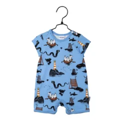 MARTINEX - SEA PLAYSUIT - KURZARM EINTEILER - LIGHTBLUE