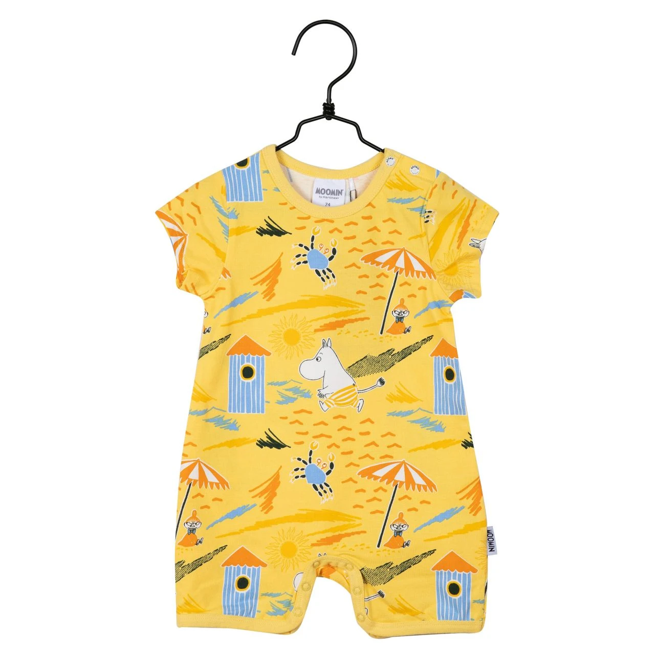 MARTINEX - CRAB PLAYSUIT - KURZARM EINTEILER - YELLOW 1 MARTINEX - CRAB PLAYSUIT - KURZARM EINTEILER - YELLOW