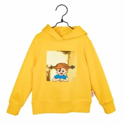 MARTINEX - PIPPI SEQUINS HOODIE - PIPPI LANGSTRUMPF KAPUZENPULLOVER - YELLOW