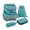 FINKID - BUDDY - SCHULRUCKSACK - SET KOMPLETT - TRELLIS/DEEP TEAL