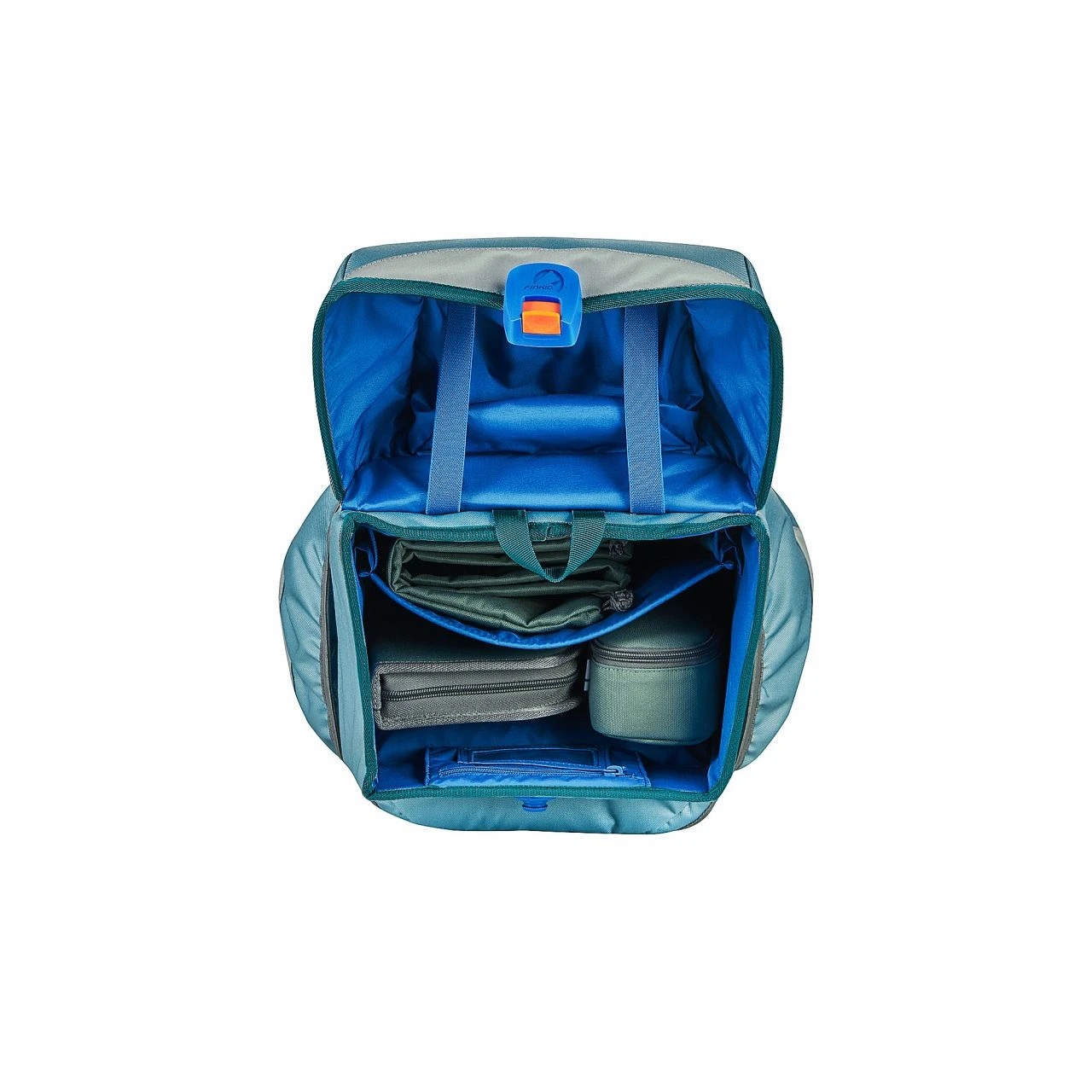 FINKID - BUDDY - SCHULRUCKSACK - SET KOMPLETT - TRELLIS/DEEP TEAL 5 FINKID - BUDDY - SCHULRUCKSACK - SET KOMPLETT - TRELLIS/DEEP TEAL - Image 5