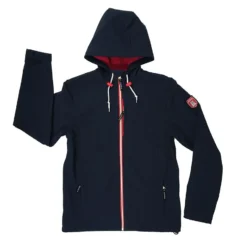 DERBE - ISLE OF SKYPE - HERREN SOFTSHELLJACKE - NAVY RED
