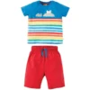 FRUGI - PORTHLEVEN OUTFIT - SOMMER SET - SAIL BLUE/HIPPO