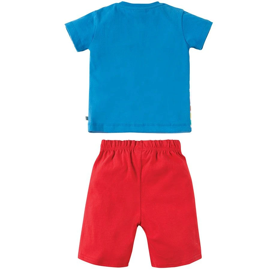 FRUGI - PORTHLEVEN OUTFIT - SOMMER SET - SAIL BLUE/HIPPO 2 FRUGI - PORTHLEVEN OUTFIT - SOMMER SET - SAIL BLUE/HIPPO - Image 2
