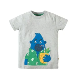 FRUGI - STANLEY APPLIQUE T-SHIRT - KURZARMSHIRT
