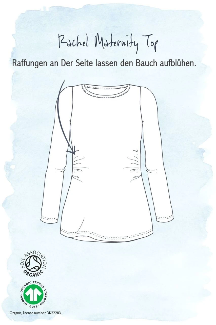 FRUGI - RACHEL MATERNITY TOP - LANGARMSHIRT FÜR DIE SCHWANGERSCHAFT - BOLD FLORAL 2 FRUGI - RACHEL MATERNITY TOP - LANGARMSHIRT FÜR DIE SCHWANGERSCHAFT - BOLD FLORAL - Image 2