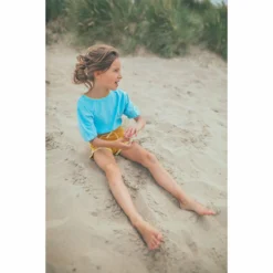 BABA KIDSWEAR - DINA SHIRT - KURZARM BLUSE - TERRY BLUE -Schicke Mode Verkauf BABASS22 C STUDIONUNU 0682 kopie 1280x1280