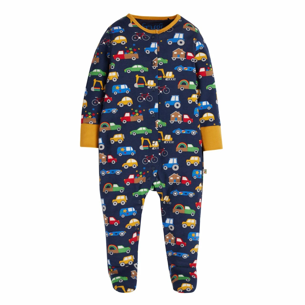 FRUGI - LOVELY BABYGROW - BABY STRAMPLER RAINBOW WHEELS 1 FRUGI - LOVELY BABYGROW - BABY STRAMPLER RAINBOW WHEELS
