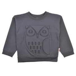 BABA - Owl Sweater Embossed - Langarmshirt Mit Prägung - EULE