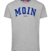 DERBE - MOIN - HERREN T-SHIRT - GREY MELANGE
