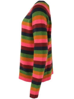 DANEFAE - DANEHYTTE SWEATER - DAMEN STRICKPULLOVER - TONIC STRIPE -Schicke Mode Verkauf DANEHYTTE SWEATER TONIC STRIPE 2 1280x1280