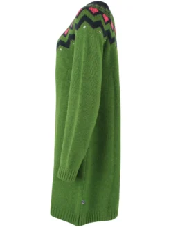 DANEFAE - DANESUKKERTOP SWEATER DRESS - DAMEN LANGARM KLEID - FALL JUNGLE/DK NAVY/RASBERRY SORBET -Schicke Mode Verkauf DANESUKKERTOP SWEATER DRESS FALLJUNGLE DKNAVY RASBERRY SORBET CHALK 2 1280x1280