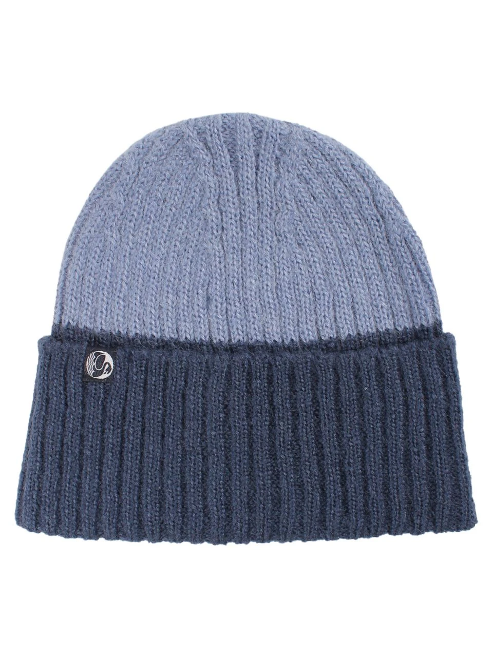 DANEFAE - DANETOP BEANIE - DAMEN STRICKMÜTZE - MARINE/PORCELAINE 1 DANEFAE - DANETOP BEANIE - DAMEN STRICKMÜTZE - MARINE/PORCELAINE