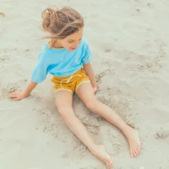 BABA KIDSWEAR - DINA SHIRT - KURZARM BLUSE - TERRY BLUE -Schicke Mode Verkauf DINA 2 1 1280x1280