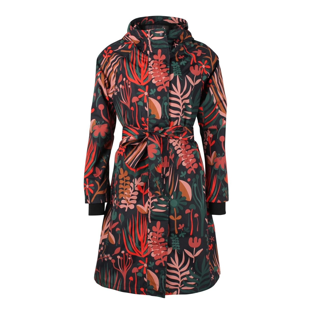DANEFAE - DANELISABETH RAINCOAT - DAMEN REGENMANTEL - BLACK WALKABOUT 1 DANEFAE - DANELISABETH RAINCOAT - DAMEN REGENMANTEL - BLACK WALKABOUT