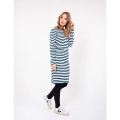 DANEFAE - DANEEMMI DRESS - Damen Kleid - Deep Ocean/Chalk -Schicke Mode Verkauf Danefae Ladies FW1920 176 of 306 1280x1280