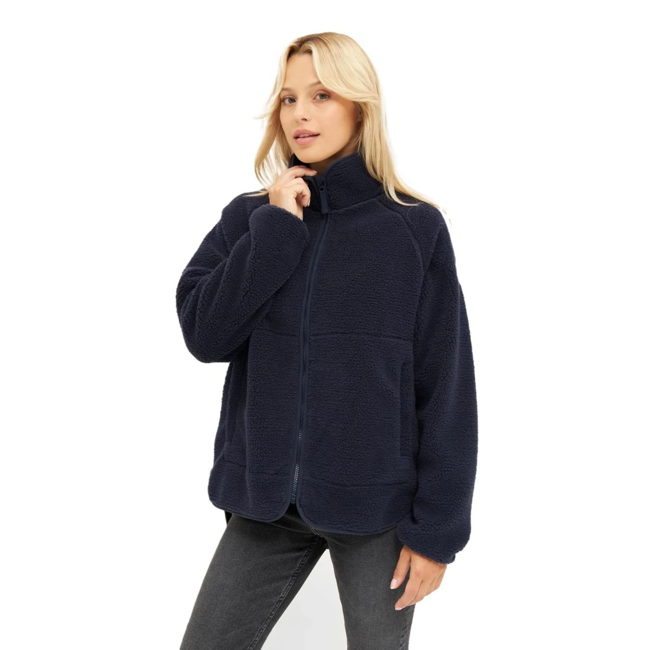 DERBE- KUSCHELBY - DAMEN JACKE - NAVY 2 DERBE- KUSCHELBY - DAMEN JACKE - NAVY - Image 2