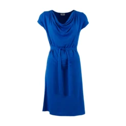 CHILLS & FEVER - DRESS MIMI - DAMEN KURZARM KLEID - BLUE