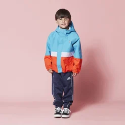 GOSOAKY - THE LION - KINDER REGENJACKE - DIVA BLUE MULTI -Schicke Mode Verkauf GOSOAKY SS22 THE LION DIVA BLUE COLOURBLOCK 1 1280x1280