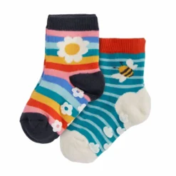 FRUGI - GRIPPY SOCKS 2 PACK - STOPPERSOCKEN