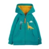 FRUGI - HAYLE HOODY - WEICHE BABY SWEAT- KAUZENJACKE - CAMPER BLUE/DINO