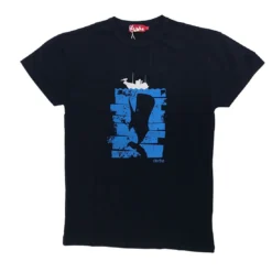 DERBE - WHALER - HERREN KURZARM T- SHIRT - BLACK