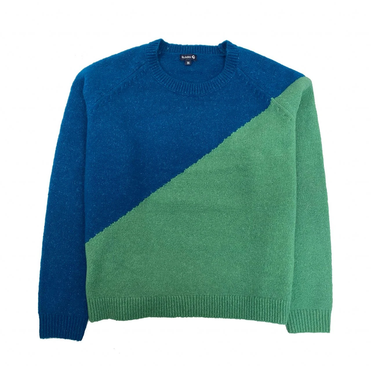 LILY BALOU - LUDA JUMPER - DAMEN PULLOVER - MYKONOS-BLUE 1 LILY BALOU - LUDA JUMPER - DAMEN PULLOVER - MYKONOS-BLUE