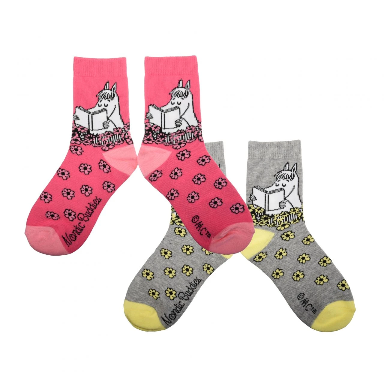 NORDIC BUDDIES - MOOMIN KIDS SOCKS 2-ER PACK - SNORKMAIDEN 1 NORDIC BUDDIES - MOOMIN KIDS SOCKS 2-ER PACK - SNORKMAIDEN