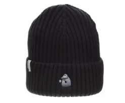 NORDIC BUDDIES - WINTER HAT BEANIE ADULT MOOMIN MURA - WINTER MÜTZE FÜR ERWACHSENE - BLACK