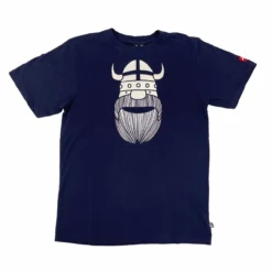 DANEFAE - DANEMANDE TEE - HERREN T-SHIRT - NAVY ERIK FLAG